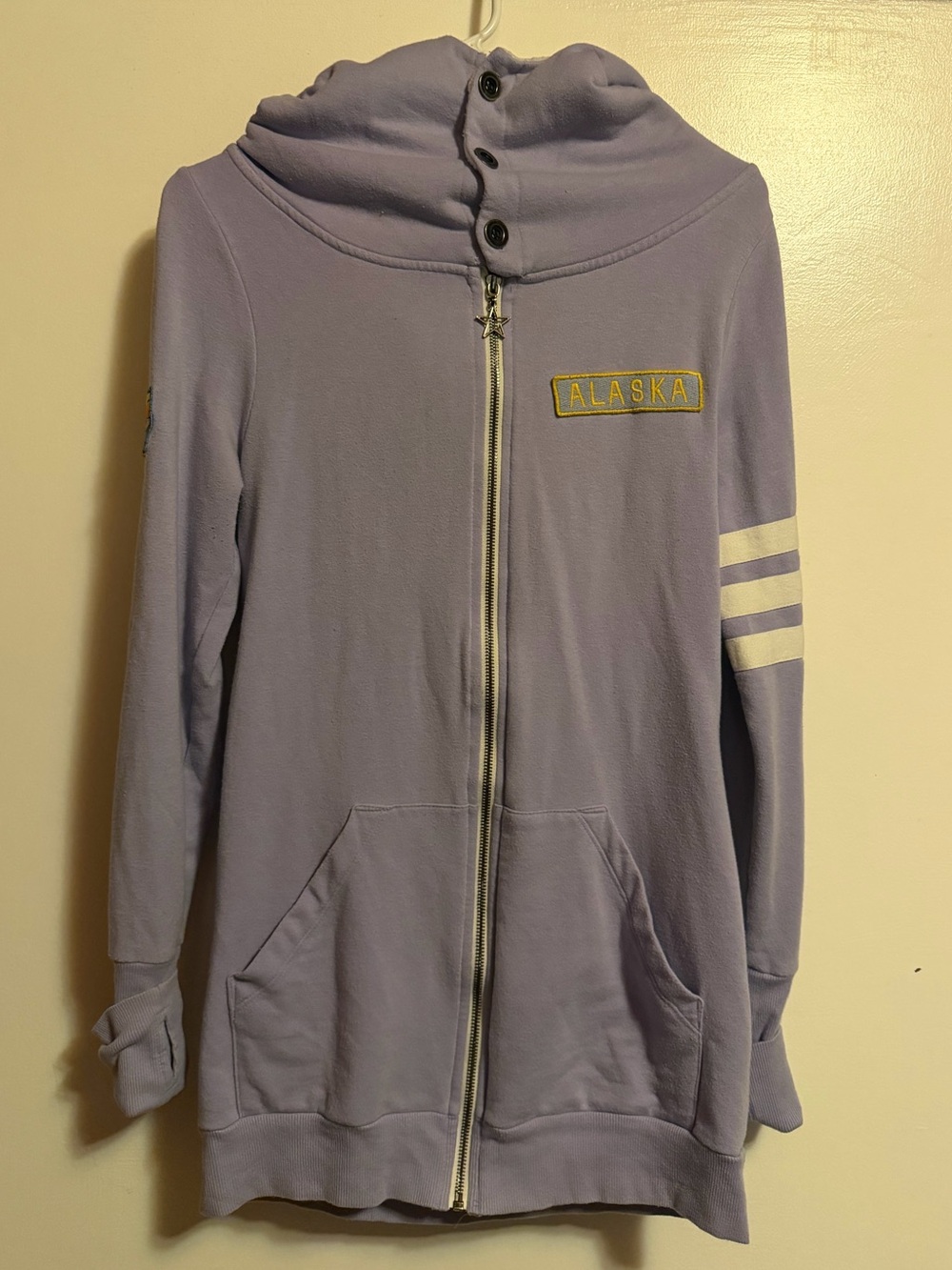 Blush Boutique AK Zip-Up Hoodie with Cowl Hoodie